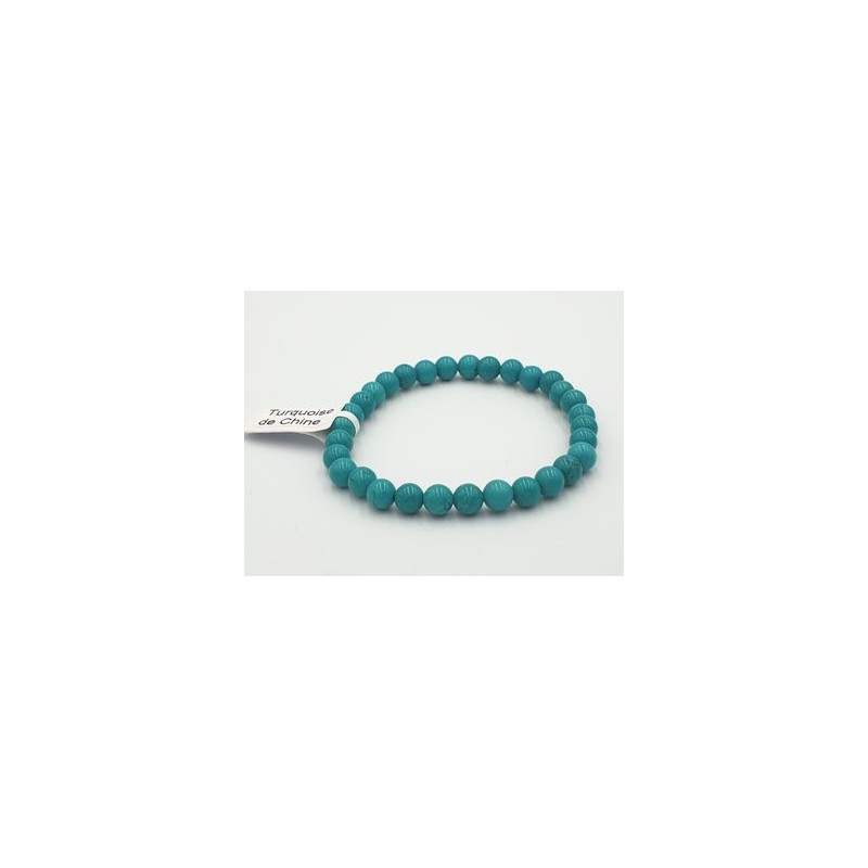 Bracelet pierre turquoise de Chine lithothérapie