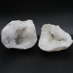 Géode de quartz entière (2 morceaux)