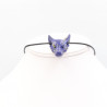 pendentif lapis lazuli tête de loup pierre lithothérapie